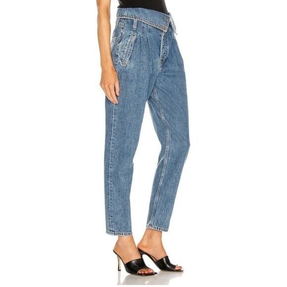 RE/DONE Womens 80s Fold Over Jeans - Seventies size 26 - Picture 3 of 7